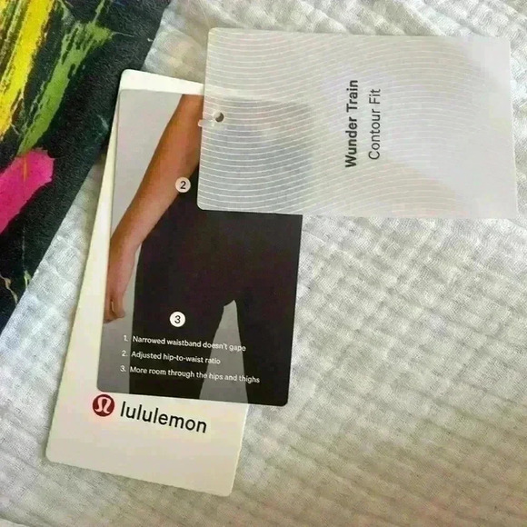 Lululemon- NWT Wunder Train Contour Fit Sz 0 - Picture 5 of 11